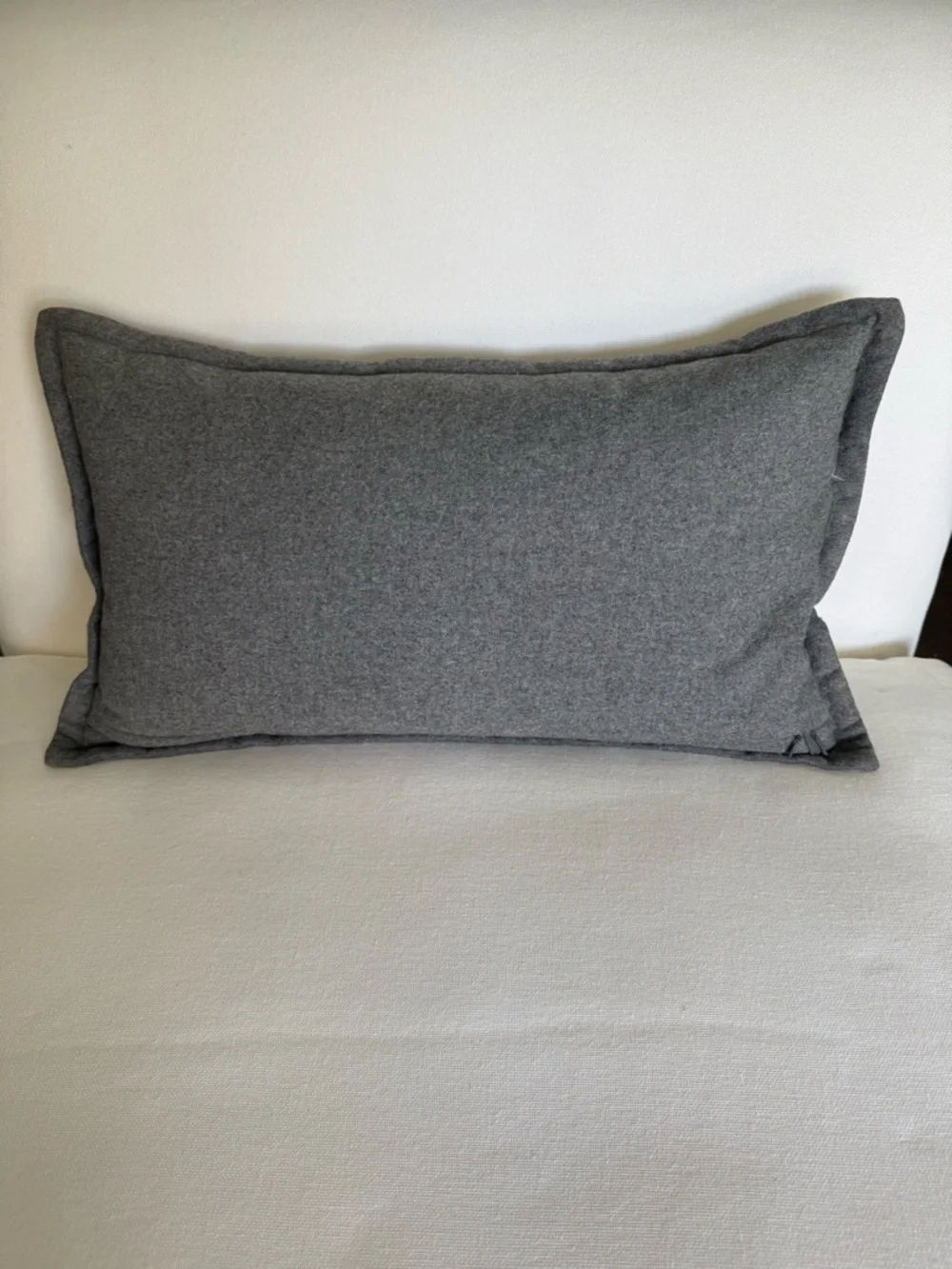 WEST ELM Wool Blend Lumbar Nailhead Decorative Pillow Insert Included